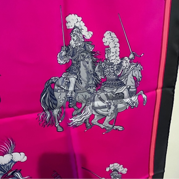 Vintage Hermès 100% Silk Carrousel Scarf - Picture 10 of 10